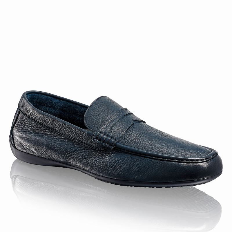 Blue Russell And Bromley Ultimate Men's Loafers | GQL7899IW