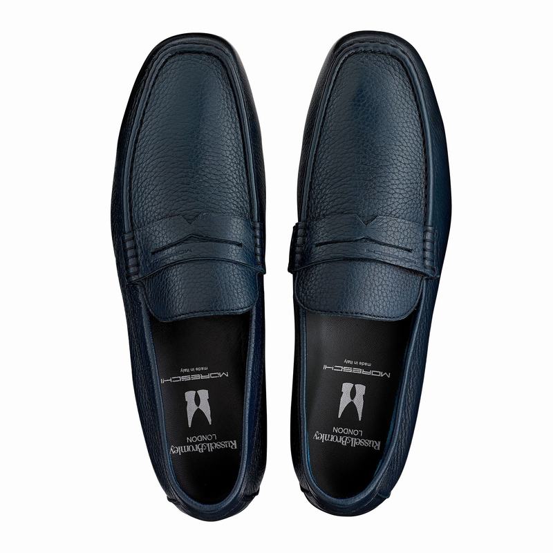 Blue Russell And Bromley Ultimate Men's Loafers | GQL7899IW