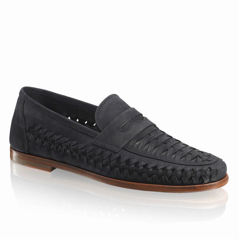 Blue Russell And Bromley Uppercut Men's Slip On Shoes | TRR5077TC