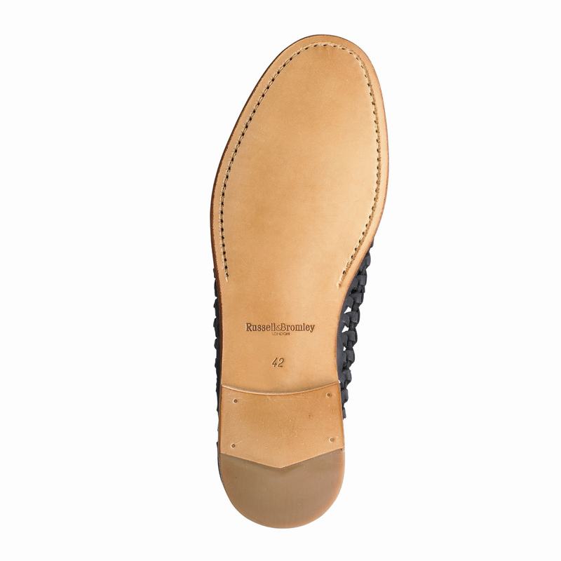 Blue Russell And Bromley Uppercut Men's Slip On Shoes | TRR5077TC