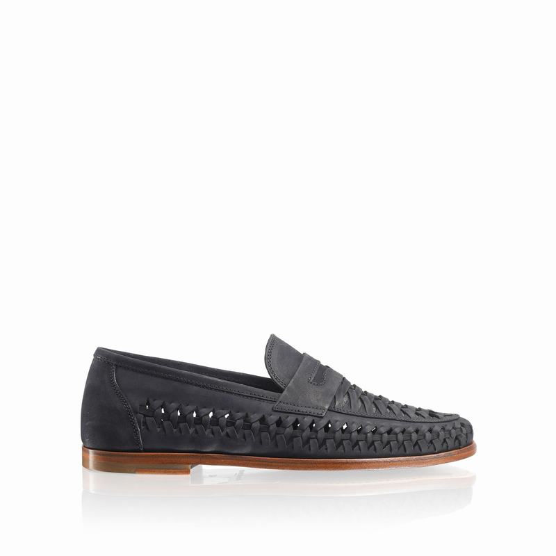 Blue Russell And Bromley Uppercut Men\'s Slip On Shoes | TRR5077TC