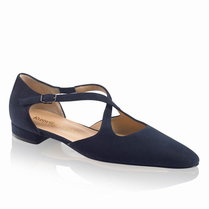 Blue Russell And Bromley Xpresso Women's Dress Flats | MER4415ZS