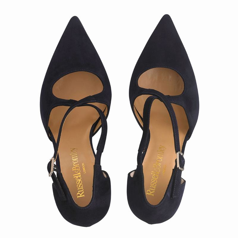 Blue Russell And Bromley Xtra Hi Women's Pumps | BYS6811JS