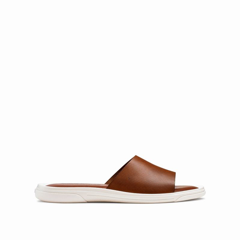 Brown Russell And Bromley Air Men\'s Sliders | HPU1351VP