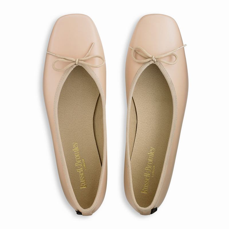 Brown Russell And Bromley Angelina Women's Ballet Flats | QLD516YX