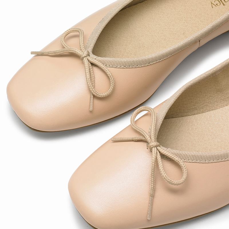 Brown Russell And Bromley Angelina Women's Ballet Flats | QLD516YX