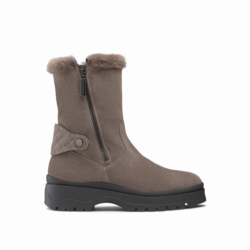 Brown Russell And Bromley Arctic Women\'s Ankle Boots | RBD770NY