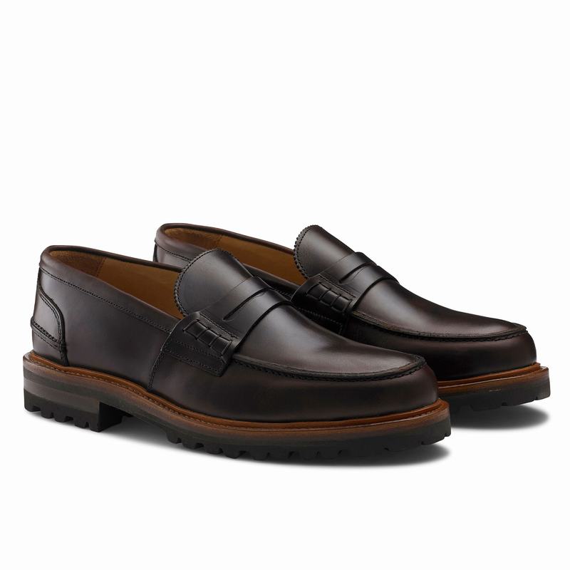 Brown Russell And Bromley Arnside Men's Loafers | KTJ4641FP