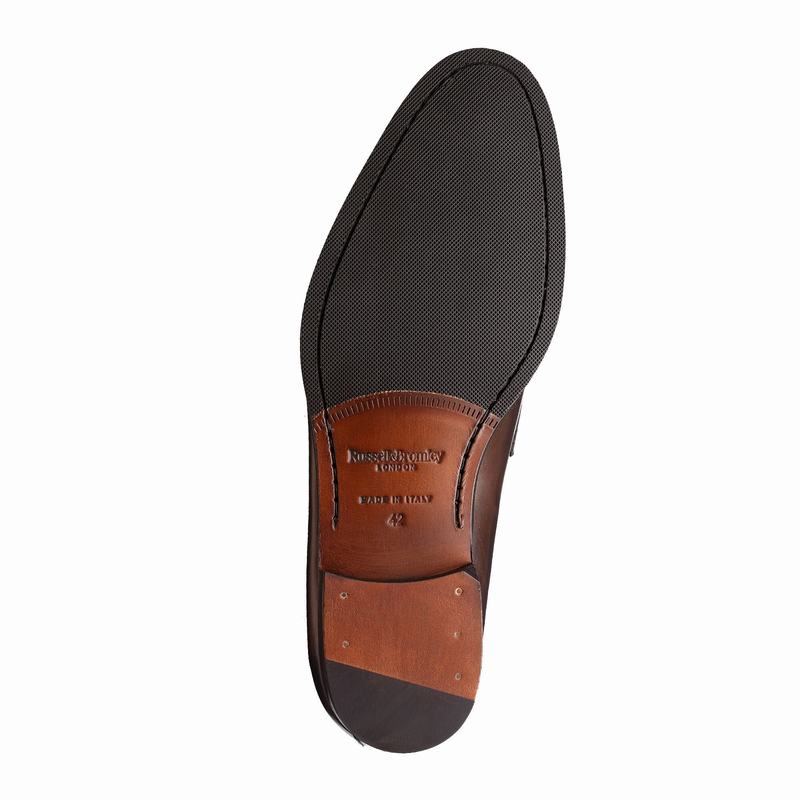 Brown Russell And Bromley Aspen Men's Loafers | CHG1037XU