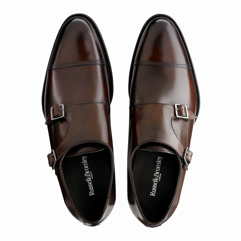 Brown Russell And Bromley Birch Men's Lace Up Shoes | SBY4517JQ