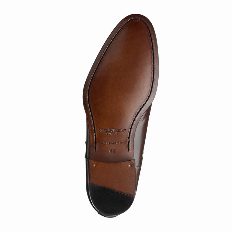 Brown Russell And Bromley Birch Men's Lace Up Shoes | SBY4517JQ
