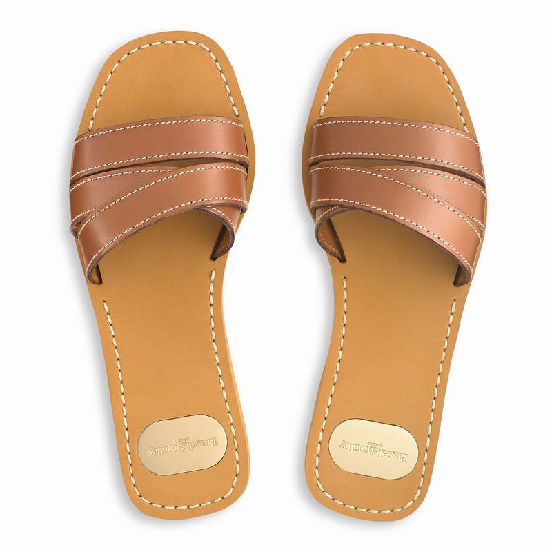 Brown Russell And Bromley Bon Voyage Women's Mules | LTW8446FA