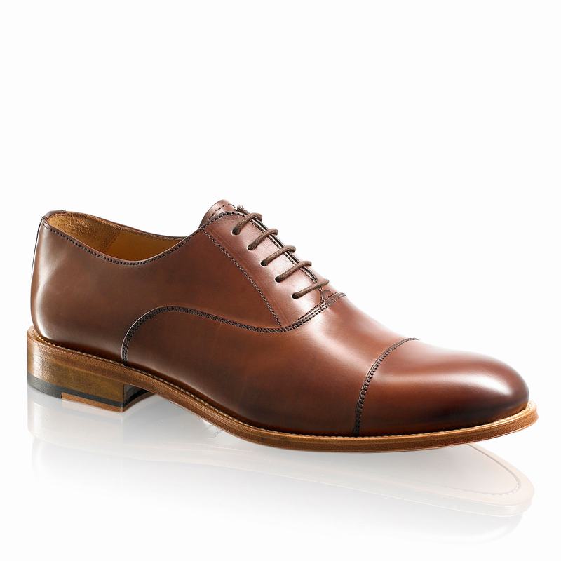 Brown Russell And Bromley Boris Men's Oxfords | KJE5659IA