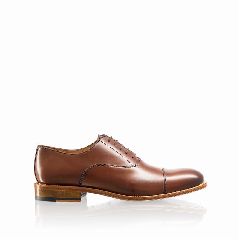 Brown Russell And Bromley Boris Men\'s Oxfords | KJE5659IA