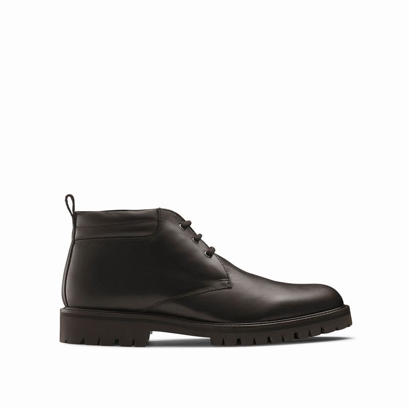 Brown Russell And Bromley Bradley Men\'s Lace Up Boots | LYO3414XO