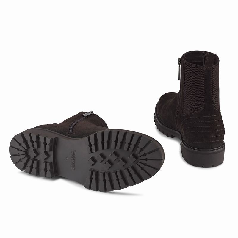 Brown Russell And Bromley Brando Men's Chelsea Boots | HHD2391AN