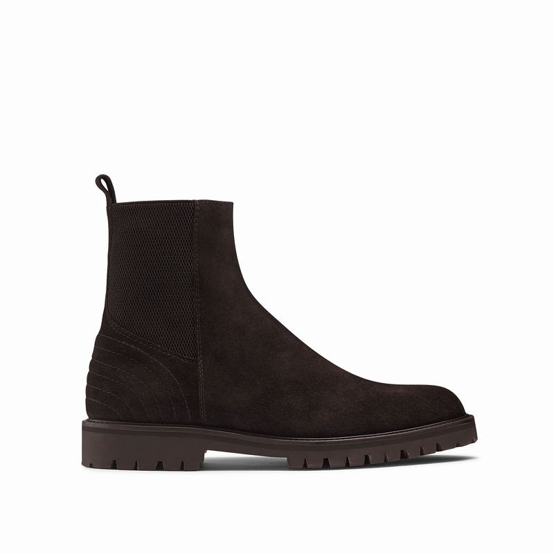 Brown Russell And Bromley Brando Men\'s Chelsea Boots | HHD2391AN