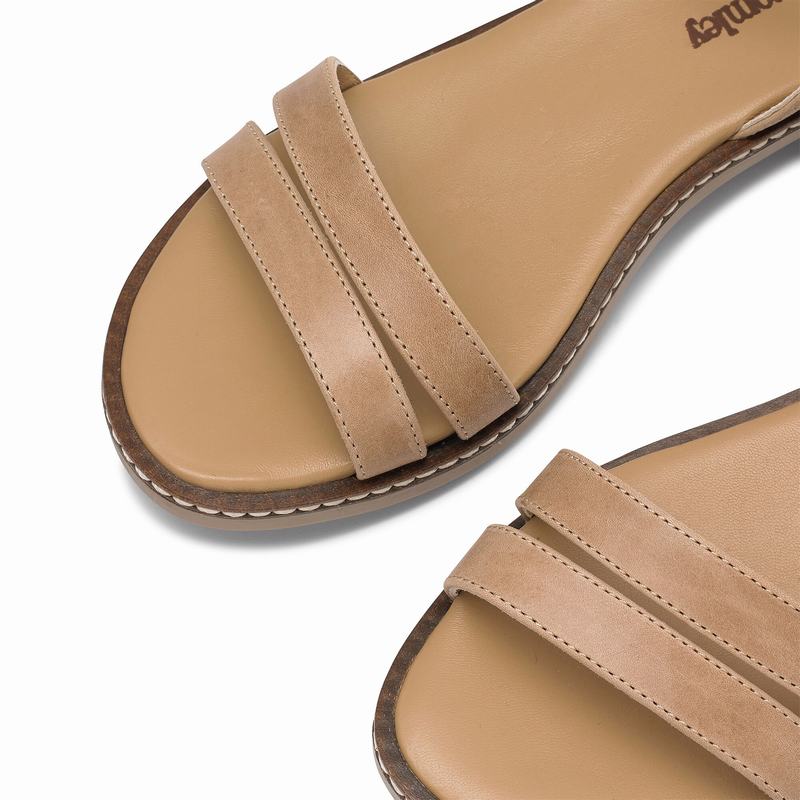 Brown Russell And Bromley Brooklyn Women's Flat Sandals | UMX1069DZ