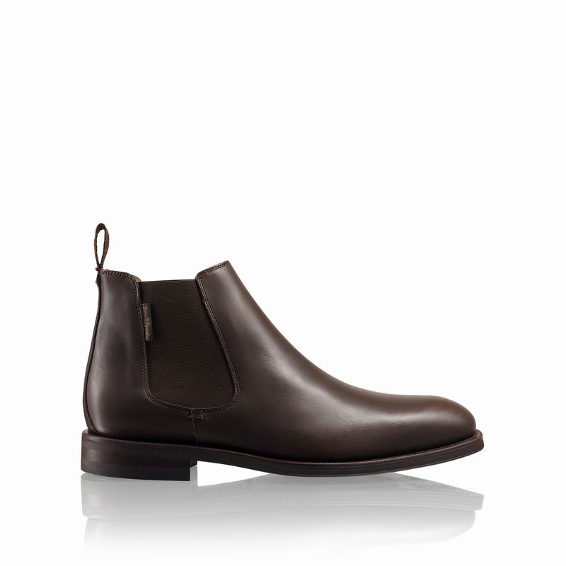 Brown Russell And Bromley Burlington Men\'s Chelsea Boots | CLN4247PW