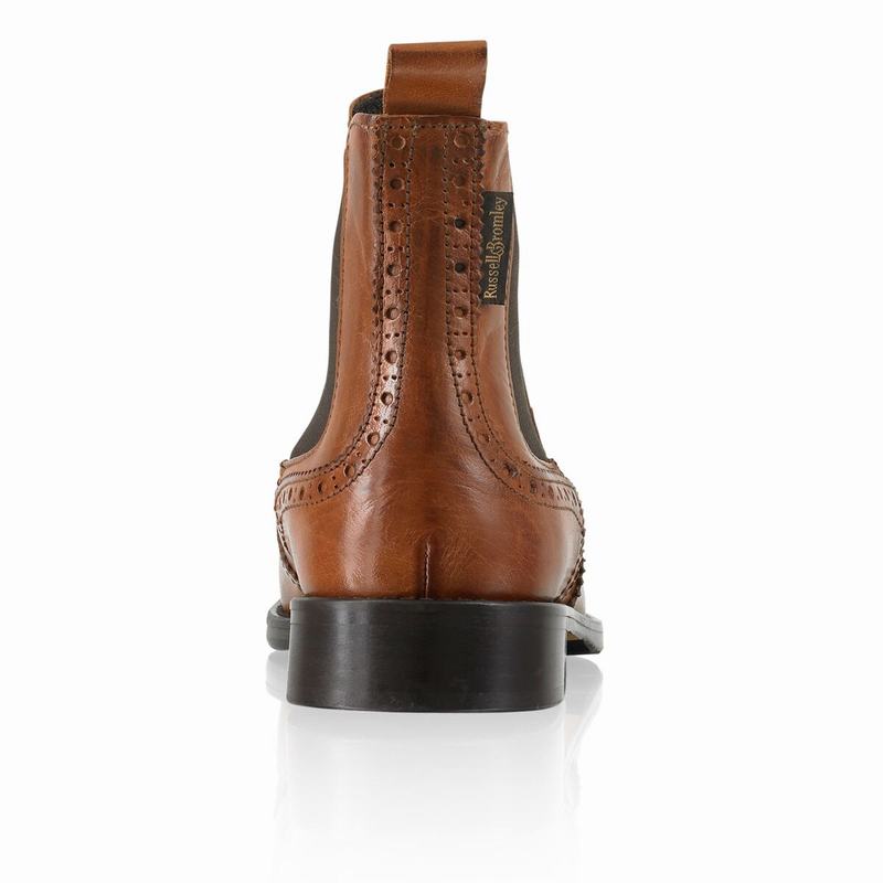 Brown Russell And Bromley Cadogan Women's Chelsea Boots | JJQ5371VP