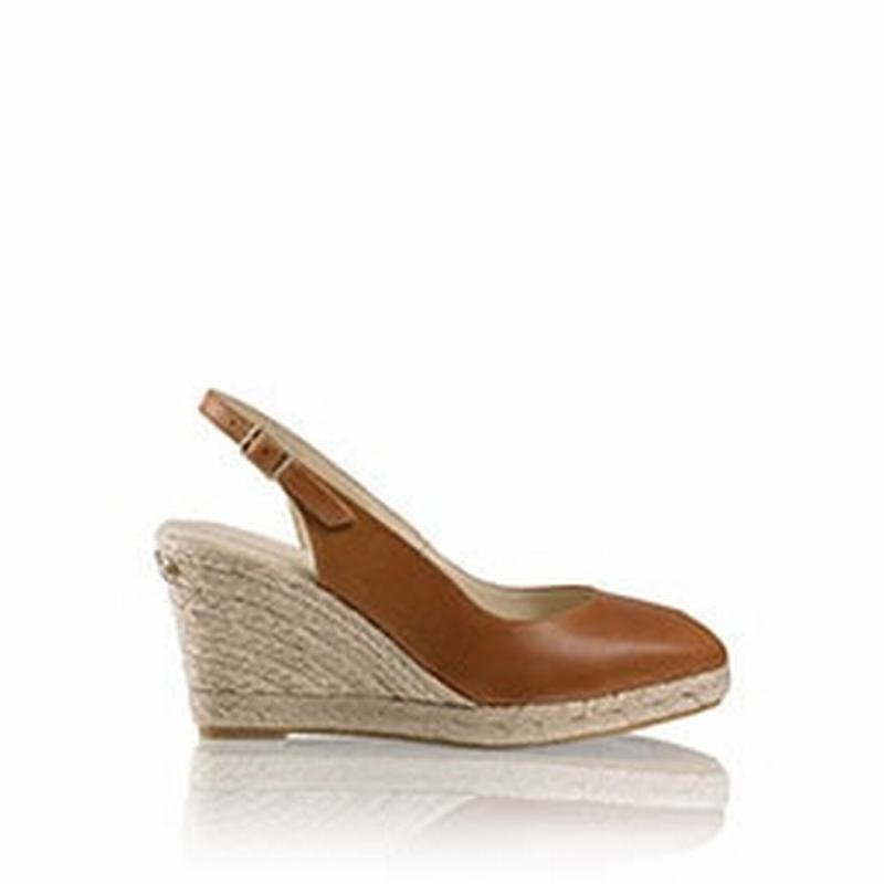 Brown Russell And Bromley Candyfloss Women\'s Espadrilles | REV5070VM