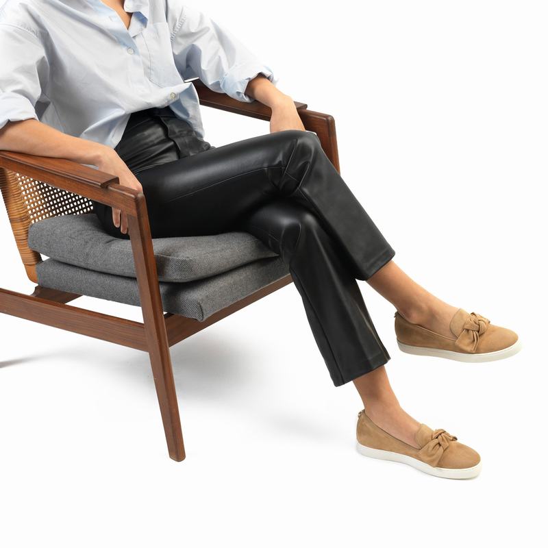 Brown Russell And Bromley Casablanca Women's Slip On Trainers | IJS9971UL