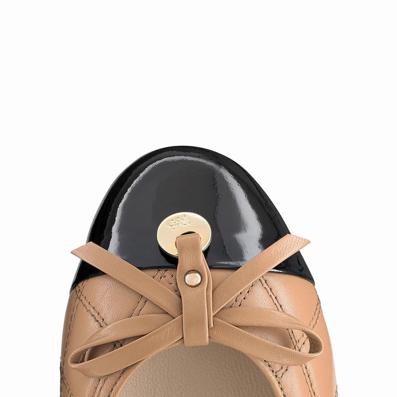 Brown Russell And Bromley Charming Women's Ballet Flats | GYY9235QP