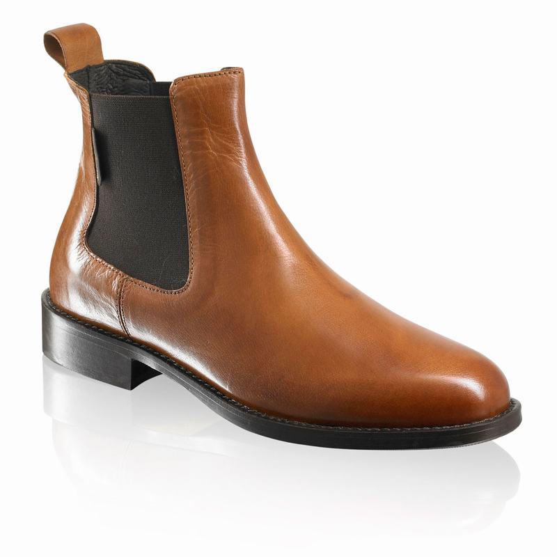 Brown Russell And Bromley Chelsea Women's Chelsea Boots | VCA551LW