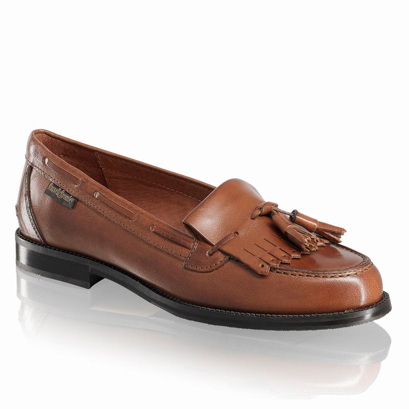 Brown Russell And Bromley Chester Women's Loafers | ZGO1582FG