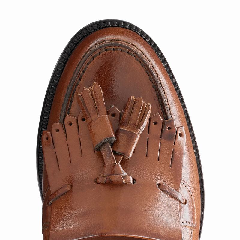 Brown Russell And Bromley Chester Women's Loafers | ZGO1582FG