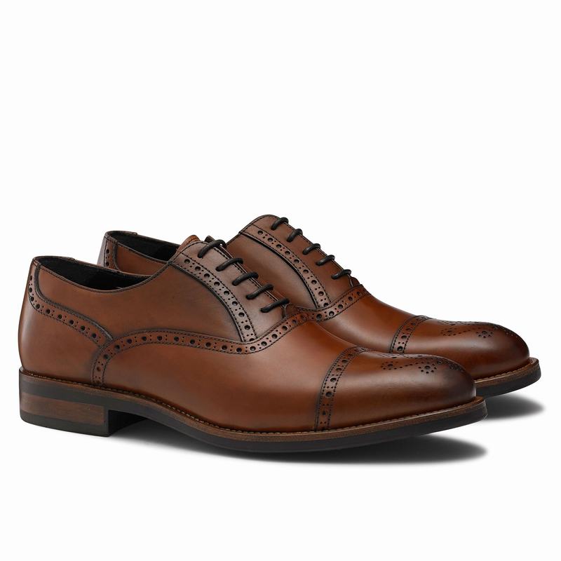 Brown Russell And Bromley Chiltern Men's Brogues | AHR1799PN