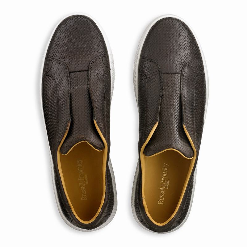 Brown Russell And Bromley Clearway M Men's Low Top Sneakers | OYU5524XX