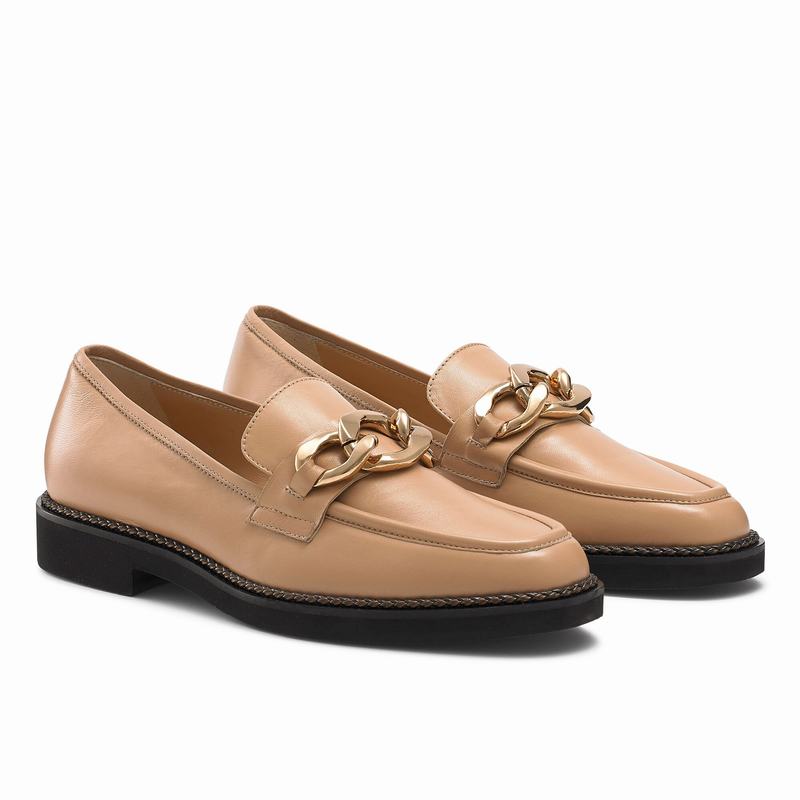 Brown Russell And Bromley Cleopatra Women's Loafers | DQT4053DD