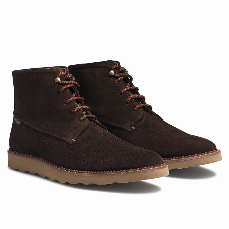 Brown Russell And Bromley Clyde Men's Lace Up Boots | ICK4212TP
