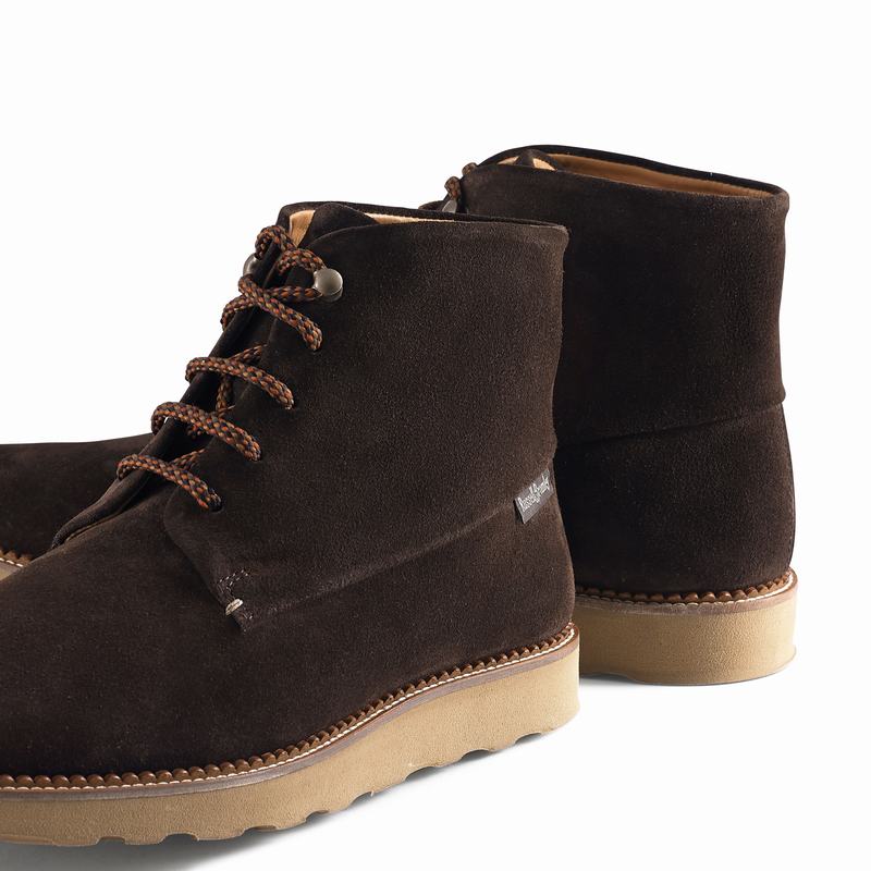 Brown Russell And Bromley Clyde Men's Lace Up Boots | ICK4212TP