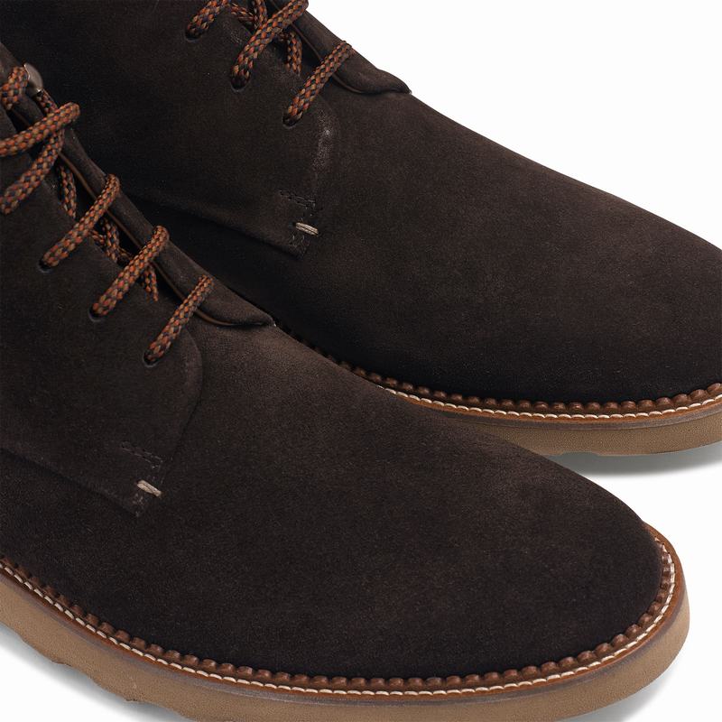 Brown Russell And Bromley Clyde Men's Lace Up Boots | ICK4212TP