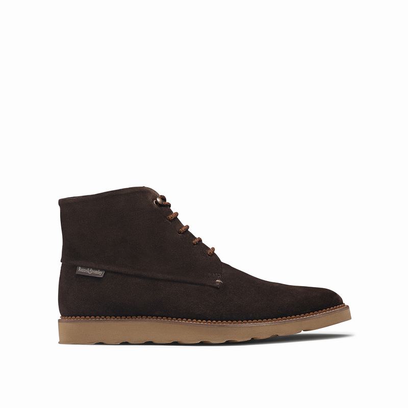 Brown Russell And Bromley Clyde Men\'s Lace Up Boots | ICK4212TP