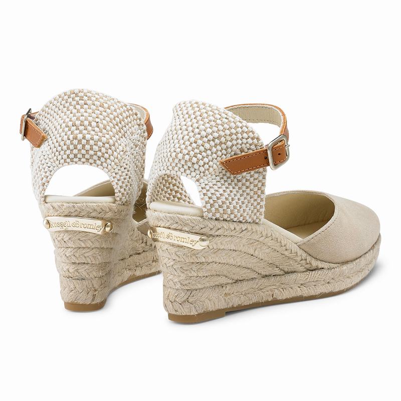 Brown Russell And Bromley Coco-nut Women's Espadrilles | AGM2821DI