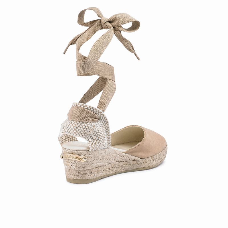 Brown Russell And Bromley Cocowrap Women's Espadrilles | NJW893CW