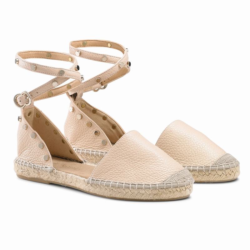 Brown Russell And Bromley Coin Wrap Women's Espadrilles | LNG9469SV