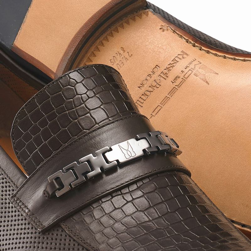 Brown Russell And Bromley Conto Men's Loafers | GPS6166LW