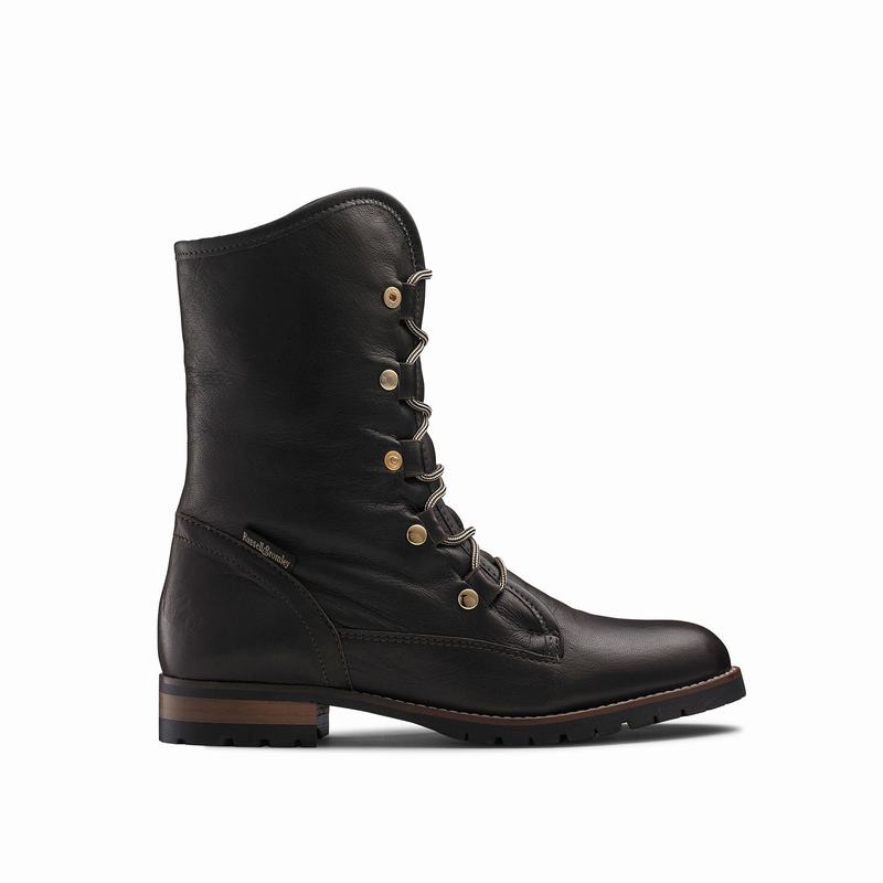 Brown Russell And Bromley Cuddly Women\'s Lace Up Boots | CKM1170PZ