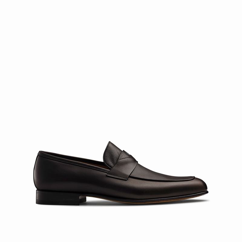 Brown Russell And Bromley Duke Men\'s Loafers | SAC4682HF