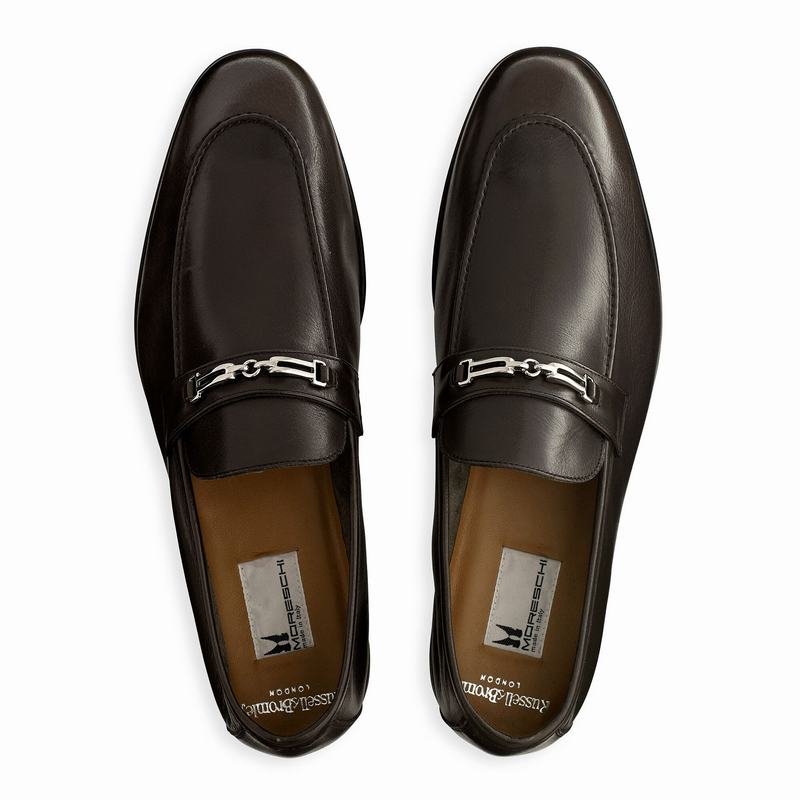 Brown Russell And Bromley Duty Men's Loafers | ONS9361QP