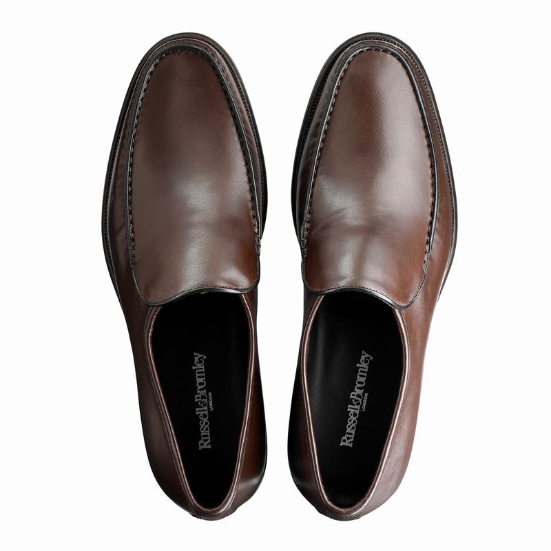 Brown Russell And Bromley Elba Men's Loafers | EJB3116DP