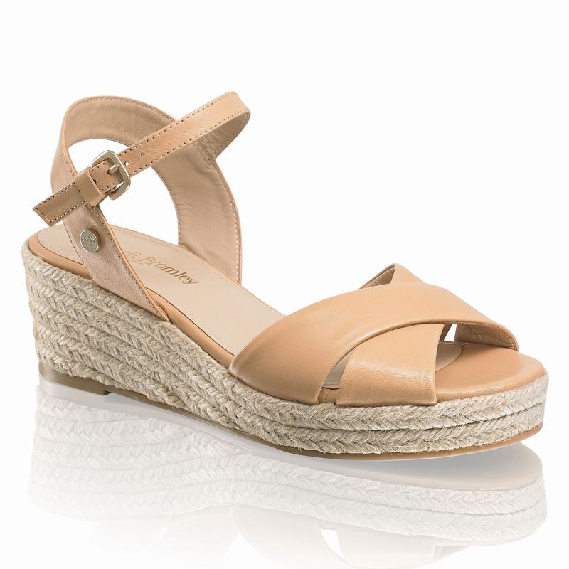 Brown Russell And Bromley Gelato Women's Espadrilles | JBC992QX
