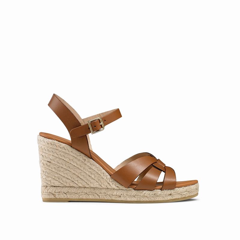 Brown Russell And Bromley Headspin Women\'s Espadrilles | SIZ7012FH