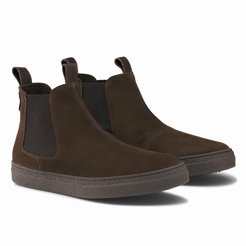 Brown Russell And Bromley Humble Men's Chelsea Boots | HZF6086FS