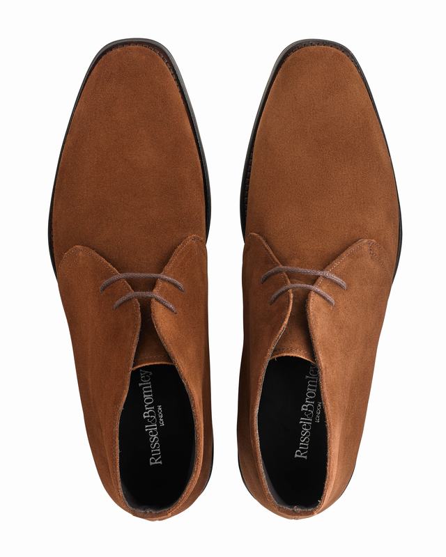 Brown Russell And Bromley Jermyn Men's Desert Boots | AIT97100ZE