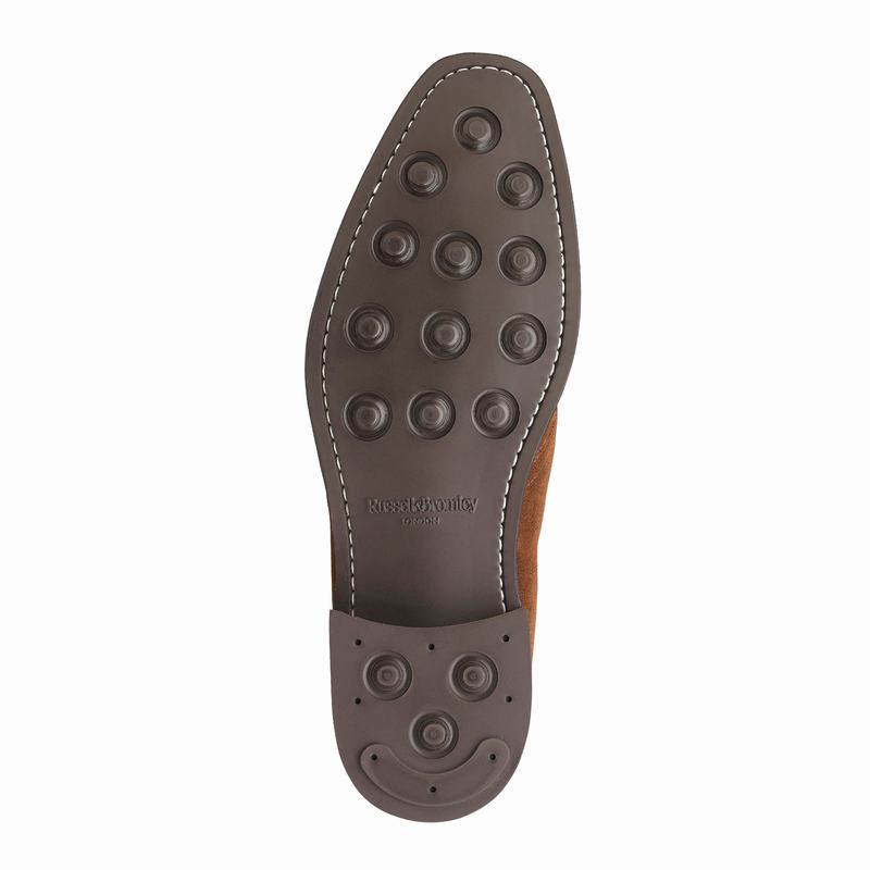 Brown Russell And Bromley Jermyn Men's Desert Boots | AIT97100ZE